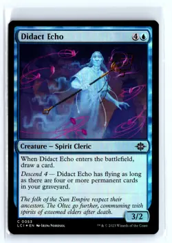 FOIL Didact Echo The Lost Caverns of Ixalan - MTG Magic the Gathering Card - Image 1