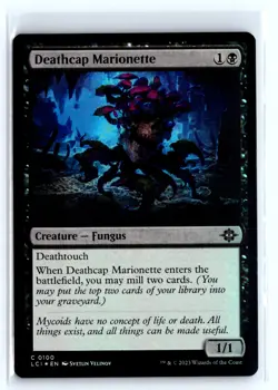FOIL Deathcap Marionette Lost Caverns of Ixalan - MTG Magic the Gathering Card - Image 1