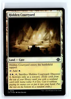 FOIL Hidden Courtyard Lost Caverns of Ixalan - MTG Magic the Gathering Card - Image 1