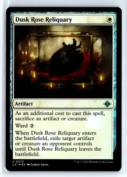 FOIL Dusk Rose Reliquary Lost Caverns of Ixalan - MTG Magic the Gathering Card - Image 1