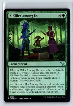 FOIL A Killer Among Us Murders at Karlov Manor - MTG Magic the Gathering Card - Image 1