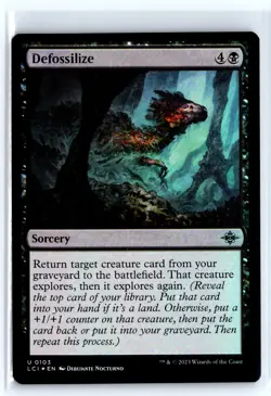 FOIL Defossilize The Lost Caverns of Ixalan - MTG Magic the Gathering Card - Image 1