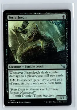 FOIL Festerleech Murders at Karlov Manor - MTG Magic the Gathering Card - Image 1