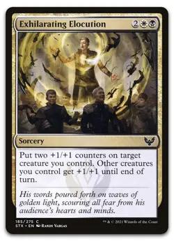 Exhilarating Elocution #185 (NM) Strixhaven STX Magic MTG - Image 1