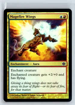 FOIL Magefire Wings Alara Reborn Common - MTG Magic the Gathering Card - Image 1