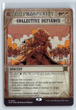 FOIL Collective Defiance Breaking News Rare - MTG Magic the Gathering Card - Image 1