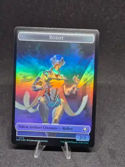 MTG Robot 0010/Munitions 0009 Edge of Eternities Foil Token NM - Image 1