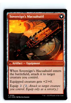 FOIL Idol of the Deep King Sovereigns Macuahuitl Ixalan - MTG Magic the Gat - Image 2