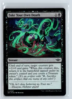 FOIL Fake Your Own Death Outlaws of Thunder Junction - MTG Magic the Gather - Image 1