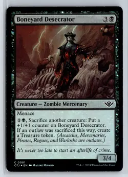FOIL Boneyard Desecrator Outlaws of Thunder Junction - MTG Magic the Gather - Image 1