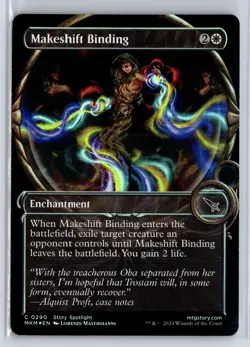 FOIL Makeshift Binding 290 Murders at Karlov Manor - MTG Magic the Gatherin - Image 1