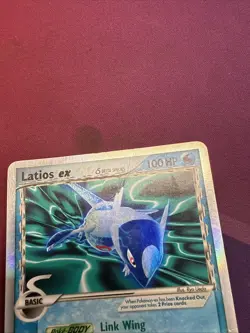 Latios EX - EX Dragon Frontiers 96/101 2006 Ultra Rare HOLO Pokemon Card DAMAGED - Image 2