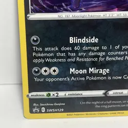 Umbreon SWSH129 Pokemon Card - Sword & Shield Black Star Promo Holo - Image 5