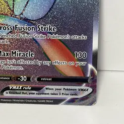 Mew VMAX 268/264 Fusion Strike Secret Rainbow Rare Pokemon TCG Card NM/M - Image 4