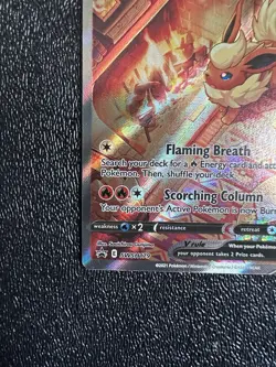 Pokemon FLAREON V SWSH179 Ultra Rare (2022 Sword Shield Promo) NM/Near Mint - Image 2