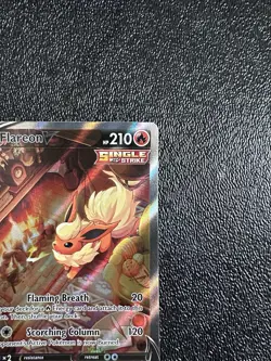 Pokemon FLAREON V SWSH179 Ultra Rare (2022 Sword Shield Promo) NM/Near Mint - Image 5