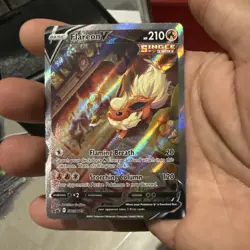 Pokemon FLAREON V SWSH179 Ultra Rare (2022 Sword Shield Promo) NM/Near Mint - Image 2