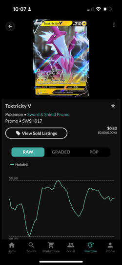 Toxtricity V SWSH017 SWSH: Sword & Shield Promo Holo Pokemon Card NEAR MINT - Image 3