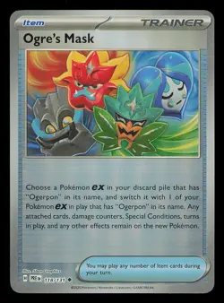 Ogre's Mask (Poke Ball Pattern) 118/131 - Pokemon TCG Prismatic Evolutions - NM - Image 1