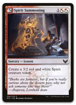 Spirit Summoning #236 (NM) Strixhaven STX Magic MTG - Image 1
