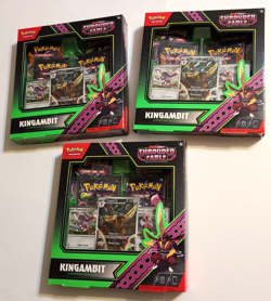 Pokemon TCG Shrouded Fable Kingambit Illustration Collection Lot of (3), SEALED - Image 1