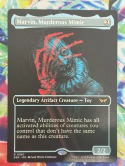 Marvin, Murderous Mimic (Showcase) #367 (NM) Duskmourn DSK Magic MTG - Image 1
