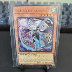 Yugioh! TCG - Dracotail Faimena - Ultra Rare - JUSH-EN002 - Justice Hunters - Image 1