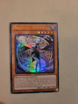 Yugioh! TCG - Dracotail Faimena - Ultra Rare - JUSH-EN002 - Justice Hunters - Image 2