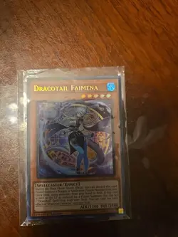 Yugioh! TCG - Dracotail Faimena - Ultra Rare - JUSH-EN002 - Justice Hunters - Image 1