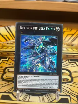Yugioh Drytron Mu Beta Fafnir MP22-DE084 Secret Rare - Image 1