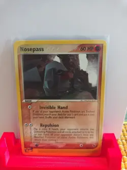 Pokemon TCG Nosepass EX Ruby & Sapphire Card 18/109 Regular Rare English Vintage - Image 1