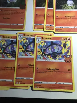 Trick Or Trade Pokemon Cards Litwick Lampent & Chandelure Evolution - Image 3