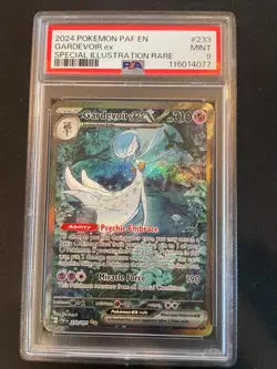 PSA 9 MINT GARDEVOIR EX 233/091 Special Illustration Rare Pokemon Card - Image 1
