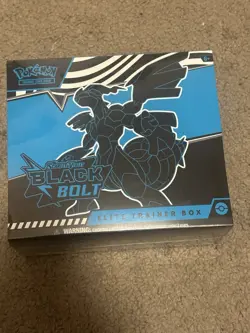 Pokemon Trading Card Games Scarlet & Violet 10.5 Black Bolt ETB Box (In Hand) - Image 1