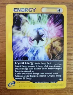 Uncommon Crystal Energy Pokemon Energy Card, Aquapolis Set 146/147 - Image 1