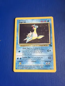 Lapras Holo 10/62 1999 Pokemon Card - Image 1