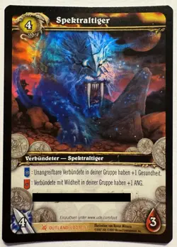 WoW Loot Card - Spectral Tiger (Scratched / Used Code) - Collectible Only - Image 1