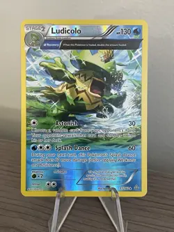 Ludicolo 37/160 Reverse Holo Rare XY Primal Clash Pokemon Card NM - Image 1