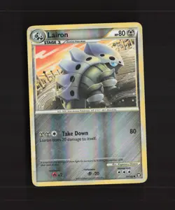 Lairon 37/102 Triumphant Reverse Holo Pokemon Card MP - Image 1