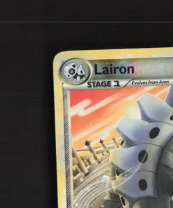 Lairon 37/102 Triumphant Reverse Holo Pokemon Card MP - Image 3