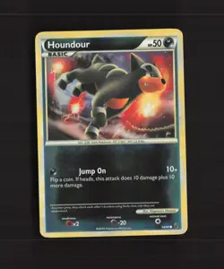 Houndour 54/90 Undaunted Reverse Holo Pokemon Card LP - Image 1