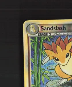 Sandslash 29/123 HeartGold SoulSilver Reverse Holo Rare Pokemon Card LP - Image 3