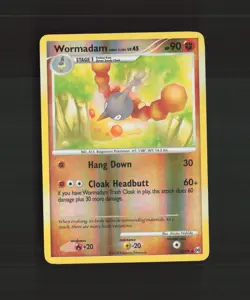 Wormadam Sandy Cloak 50/99 Platinum Arceus Reverse Holo Pokemon Card LP - Image 1