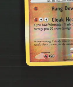 Wormadam Sandy Cloak 50/99 Platinum Arceus Reverse Holo Pokemon Card LP - Image 5