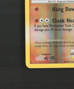 Wormadam Sandy Cloak 50/99 Platinum Arceus Reverse Holo Pokemon Card LP - Image 5