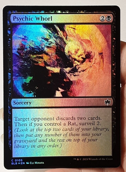 MTG - Bloomburrow - Psychic Whorl - Foil - #0105 - Playset x4 - Near Mint - Image 1