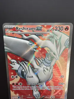 Reshiram ex Full Art Ultra Rare 158/086 White Flare Pokemon TCG Pack Fresh - Image 4