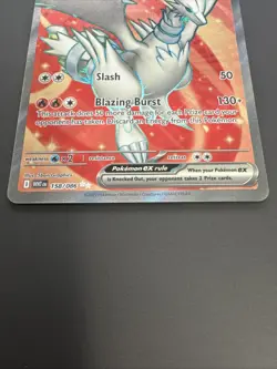 Reshiram ex Full Art Ultra Rare 158/086 White Flare Pokemon TCG Pack Fresh - Image 5