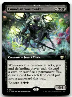 Eumidian Wastewaker (Extended Art) 28 MTG Commander: Edge of Eternities R NM - Image 1
