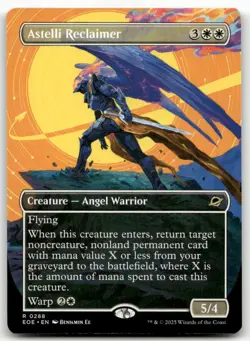 Astelli Reclaimer (Borderless) 288 MTG Edge of Eternities R NM - Image 1